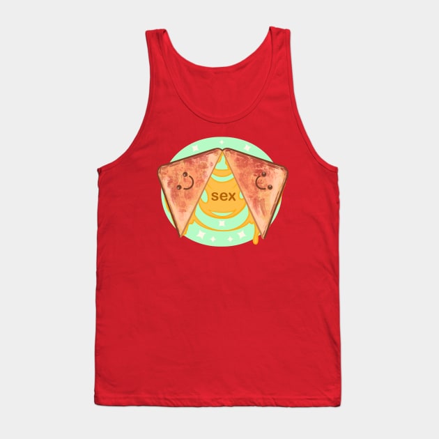 Grilled Cheese Tank Top by LVBart